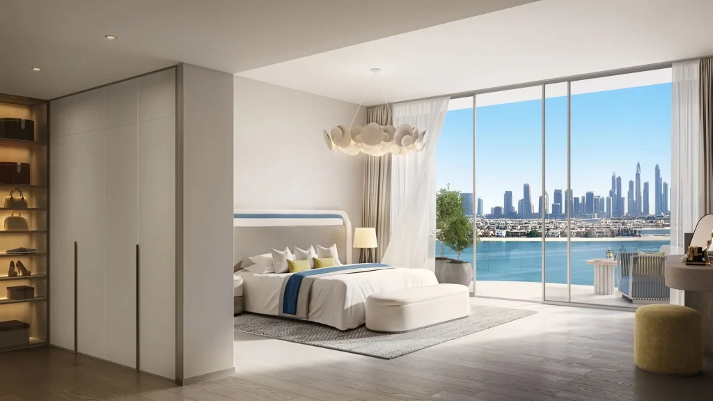 3 Bed Master Bedroom in in Bella by Passo — BEYOND Developments, West Crescent, Palm Jumeirah