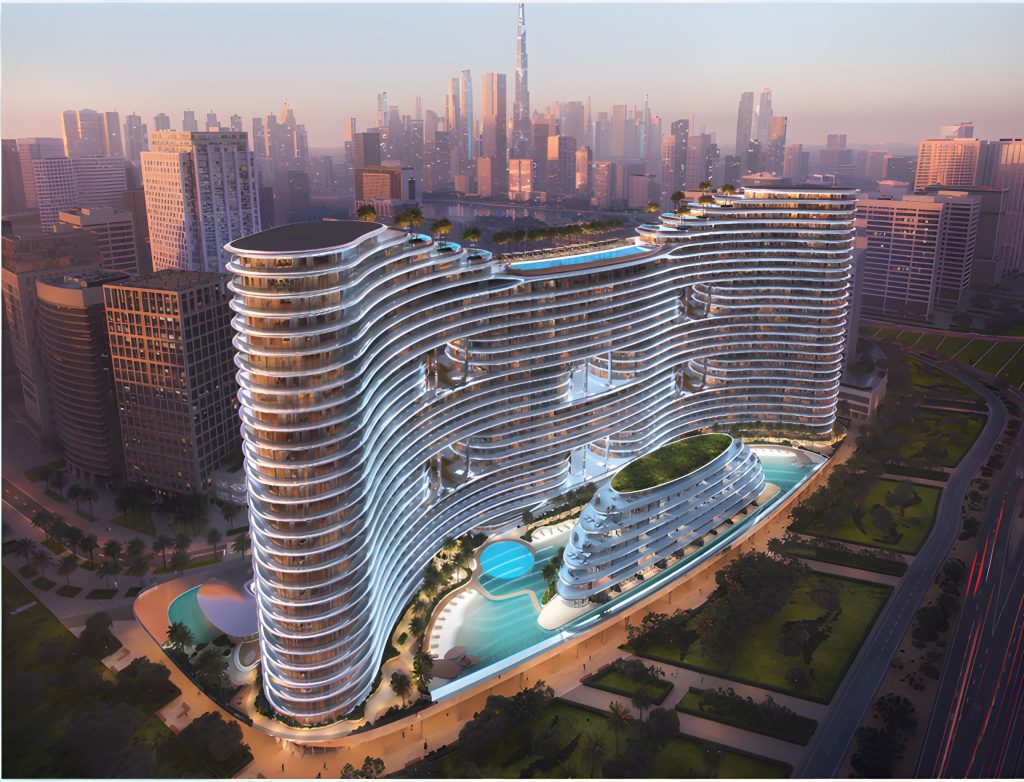 Binghatti Aquarise by Binghatti Developers in Business Bay, Dubai