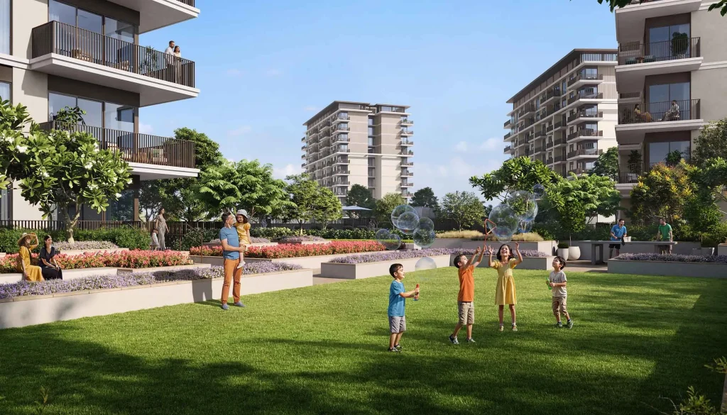 Garden view in Vista Ridge at Emaar South by Emaar Properties in Dubai South