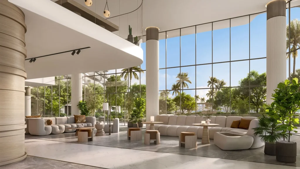 Glass Box living in Bella by Passo by BEYOND Developments in West Crescent, Palm Jumeirah