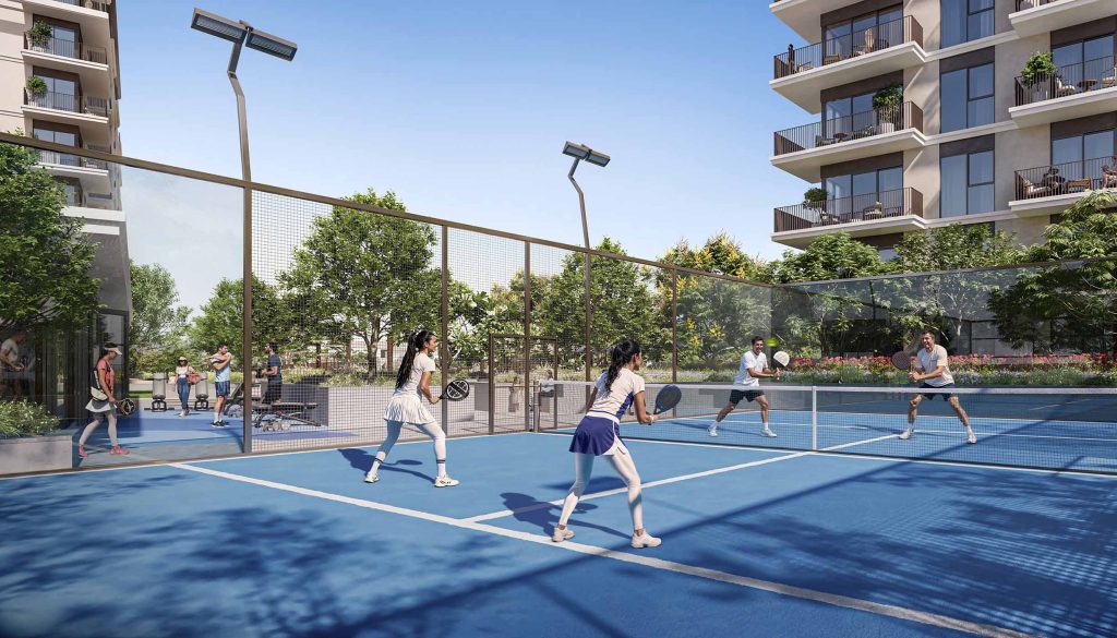 Padel Court in Grove Ridge at Emaar South by Emaar Properties in Dubai South
