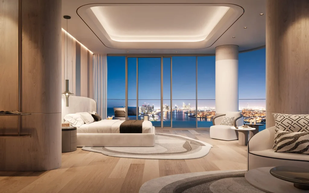 Penthouse Master Bedroom 2 in Bella by Passo by BEYOND Developments in West Crescent, Palm Jumeirah