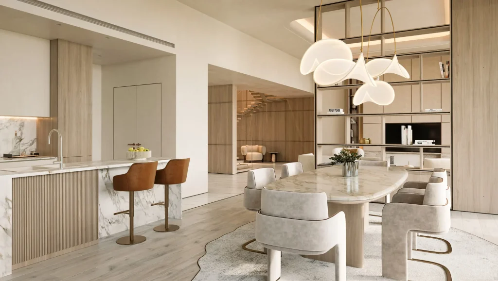 Wellness Collection Kitchen Dining in Bella by Passo by BEYOND Developments in West Crescent, Palm Jumeirah