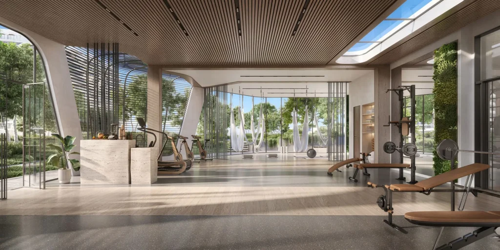 Wellness Pavilion Indoor in Bella by Passo by BEYOND Developments in West Crescent, Palm Jumeirah