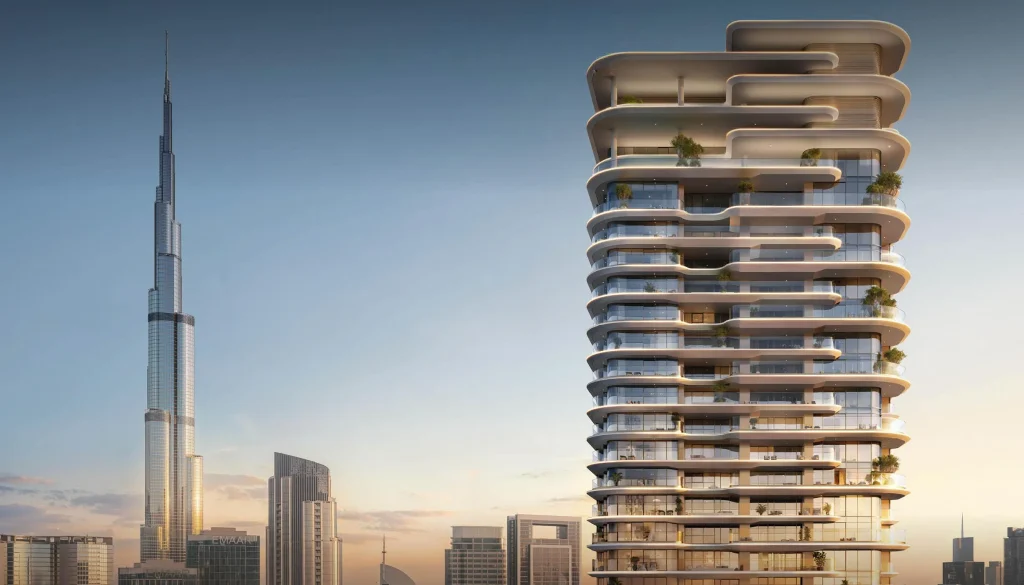 burj khalifa view at Avarra by Palace by Emaar in Business Bay, Dubai