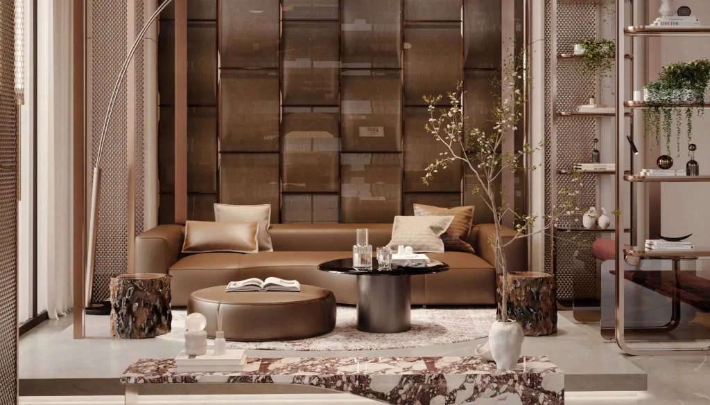 cozy living room in The Symphony by Imtiaz, Meydan Horizon, MBR City, Dubai