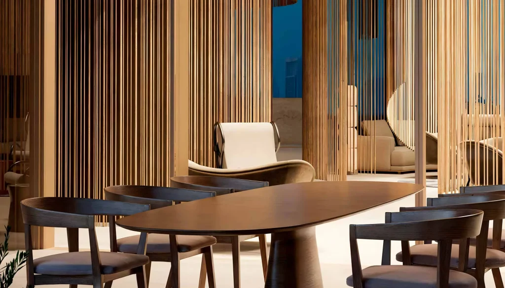 dining room in Wedyan The Canal by Al Ghurair Collection, Business Bay, Dubai