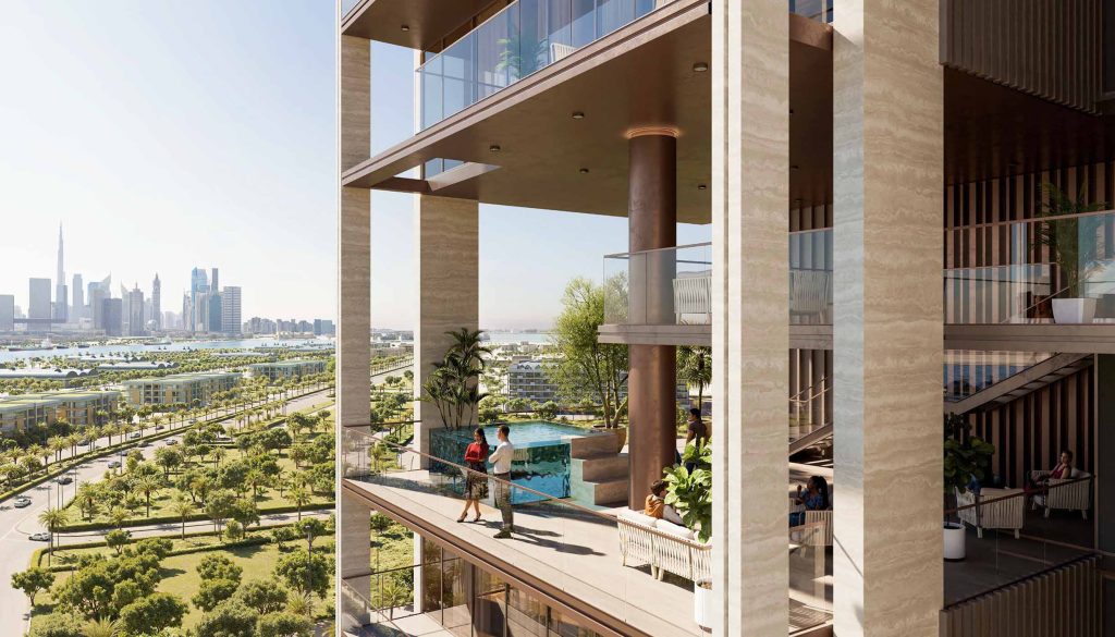 exterior design of Sea Cliff by Imtiaz in Dubai Islands