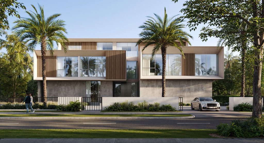 exterior design of a villa at Lavita at The Oasis by Emaar