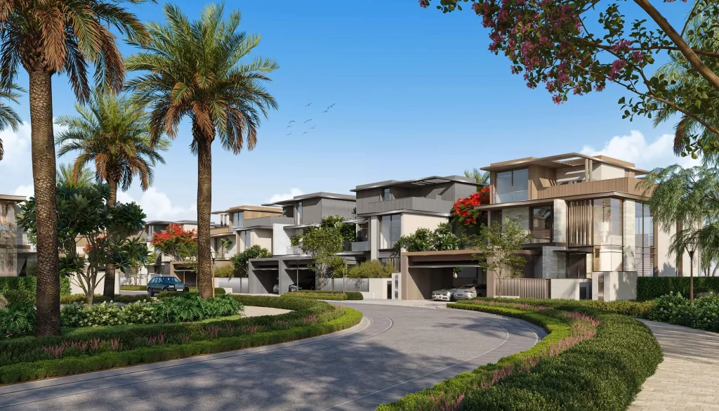 exterior view of Nad Al Sheba Gardens Phase 11 in Meydan by Meraas, Dubai
