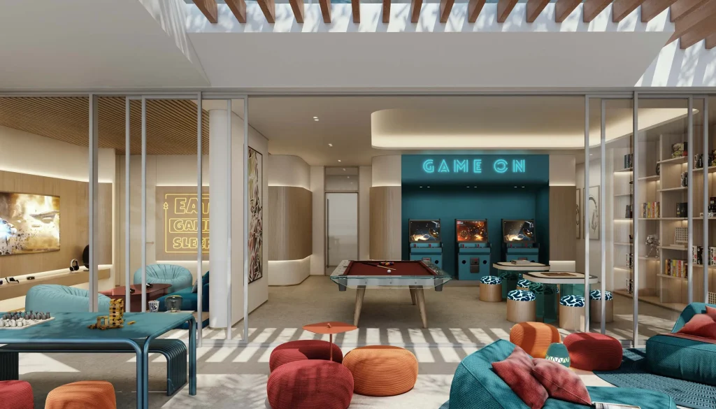 game area at Palm Central Private Residences by Nakheel in Palm Jebel Ali, Dubai
