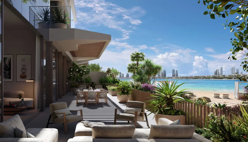 gathering area in Palm Central Private Residences by Nakheel in Palm Jebel Ali, Dubai