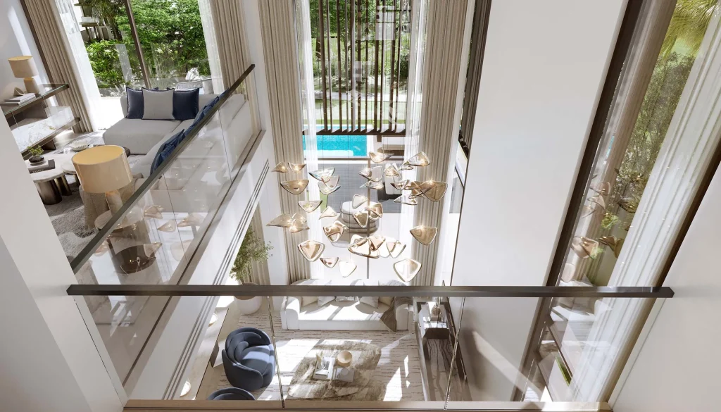 interior luxury design of a villa at Nad Al Sheba Gardens Phase 11 by Meraas