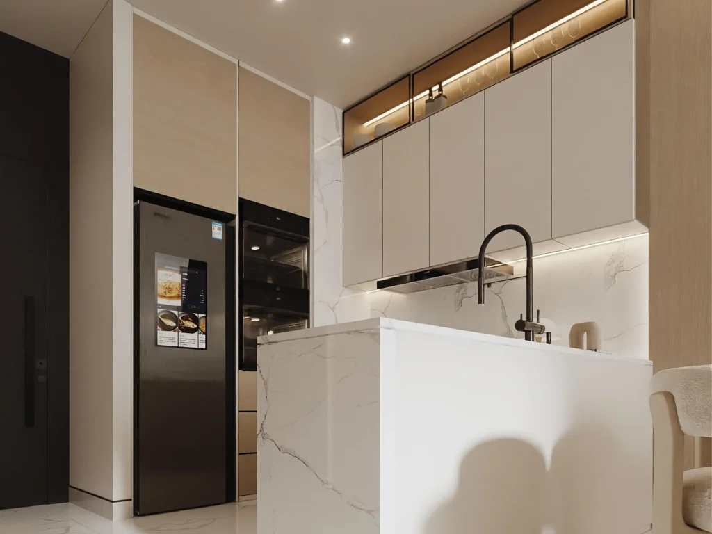 kitchen in La Crystal by Al Madar on Dubai Islands, Dubai