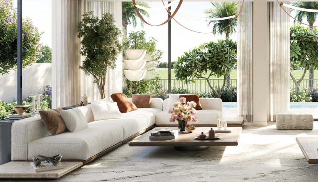 living room masterpiece at the Grand Polo Club and Resort, Chevalia Estate 2 by Emaar