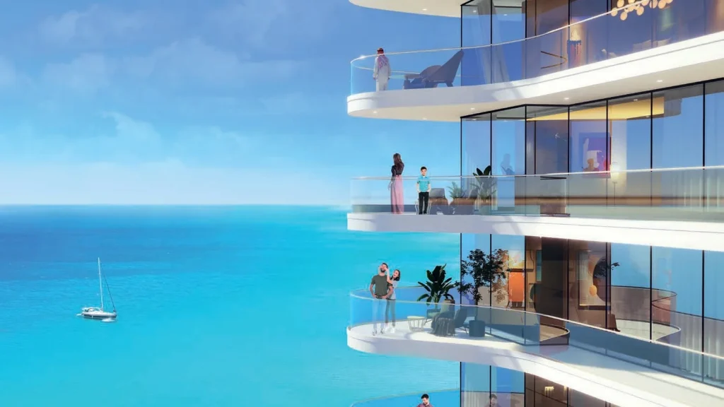luxury apartment view of Oceanz 3 by Danube Properties in Dubai Maritime City