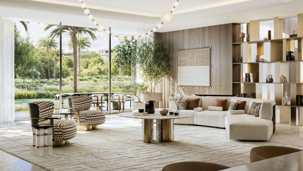 luxury living room at Lavita at The Oasis by Emaar