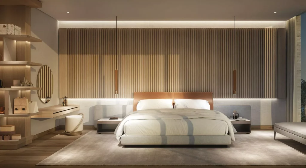 luxury master bedroom at Lakeshore at The Sanctuary in MBR city by Ellington PropertiesLakeshore at The Sanctuary in MBR city by Ellington Properties