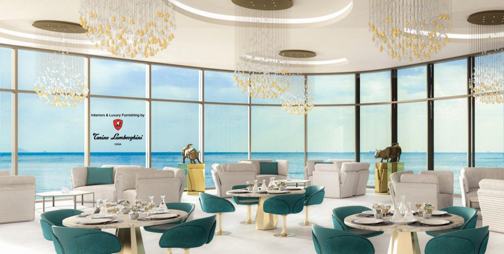 luxury resturant at Oceanz 3 by Danube Properties in Dubai Maritime City