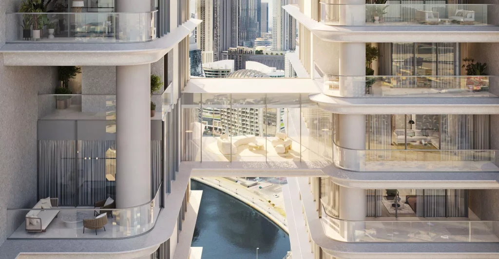luxury towers of VELA VIENTO by Omniyat, Dorchester Collection