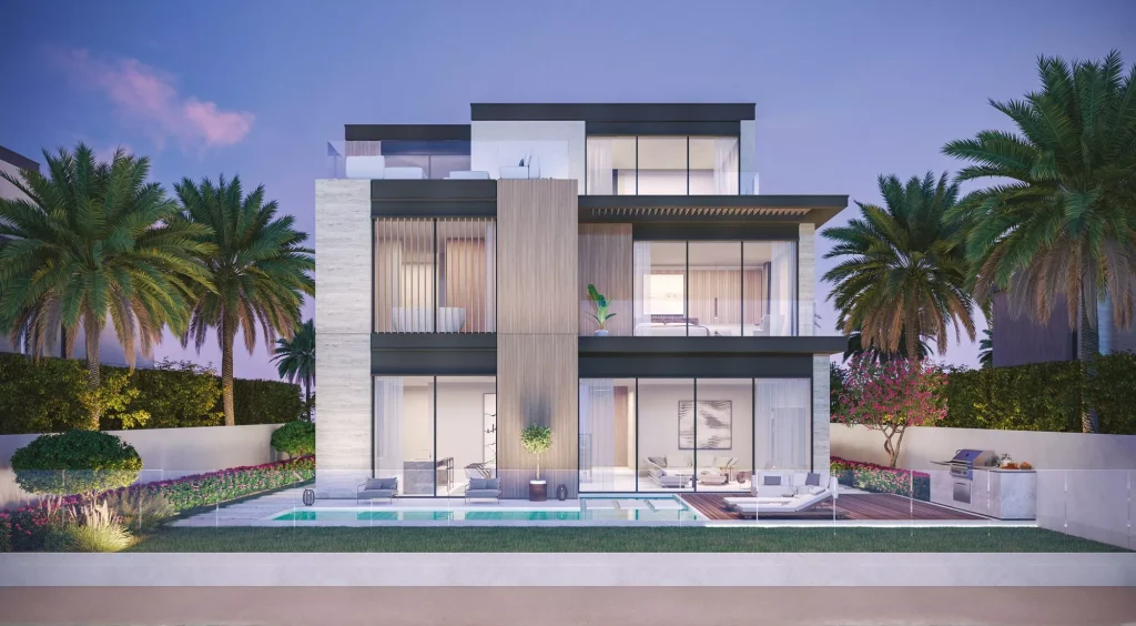 luxury villa at Lakeshore at The Sanctuary in MBR city by Ellington Properties