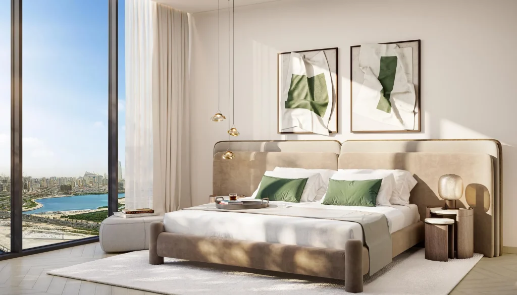 master badroom at The Edit at in Dubai Design District (d3) by Meraas