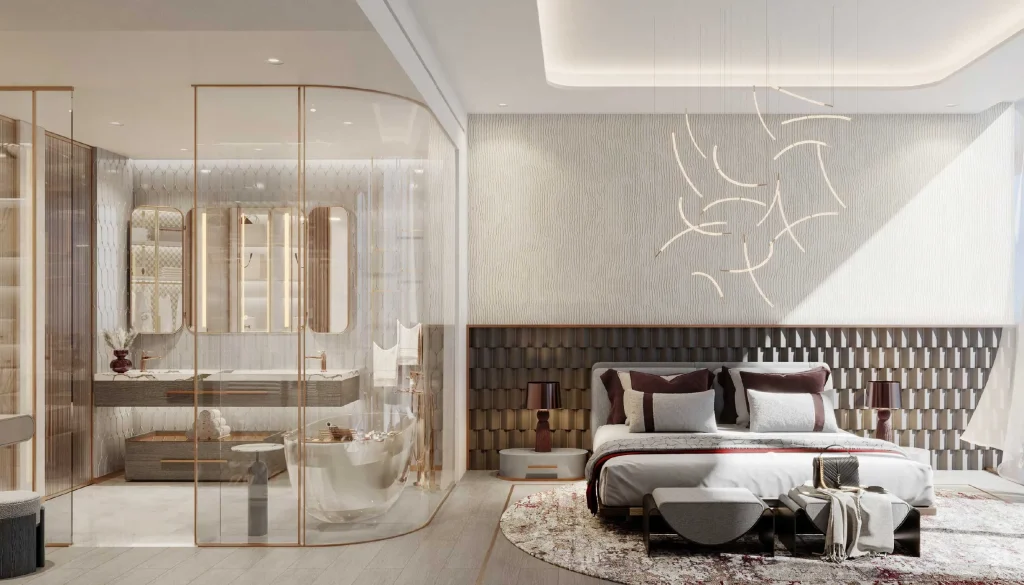 master room with bathroom attached in The Symphony by Imtiaz, Meydan Horizon, MBR City, Dubai