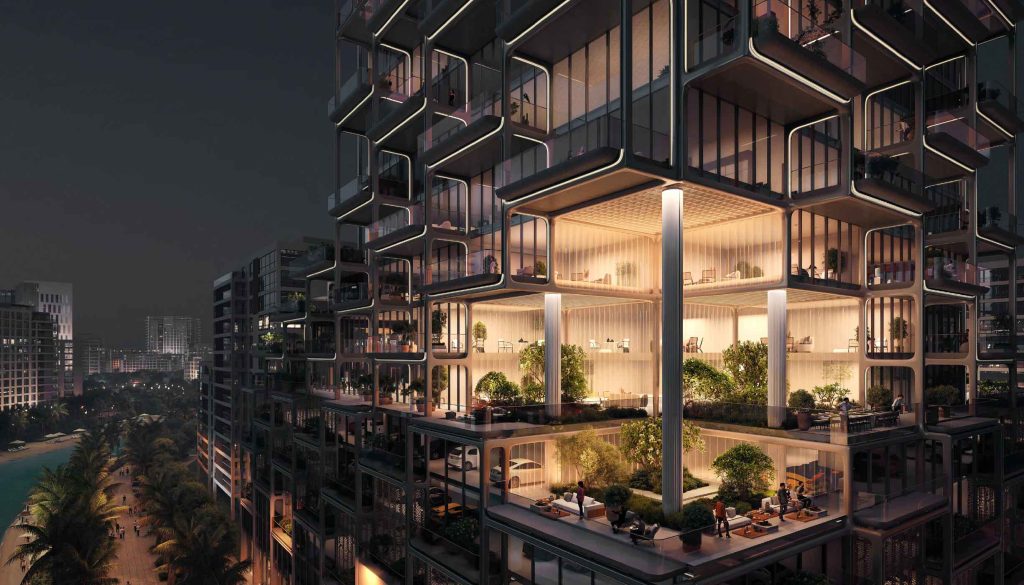night view in The Symphony by Imtiaz, Meydan Horizon, MBR City, Dubai