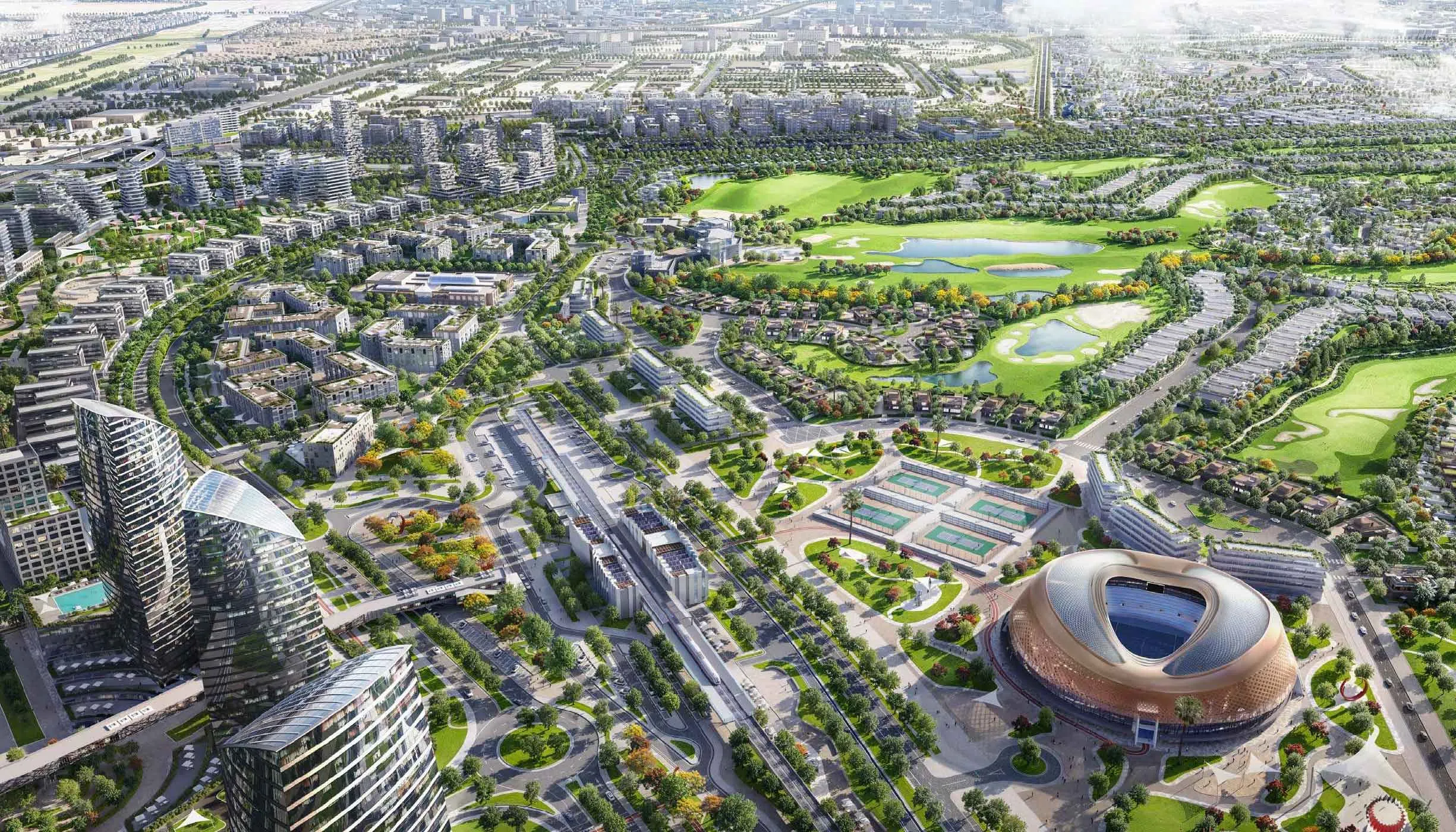 Pinewood Estate Homes by Wasl at Jumeirah Golf Estates, Dubai