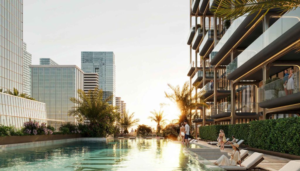 pool at The Symphony by Imtiaz, Meydan Horizon, MBR City, Dubai