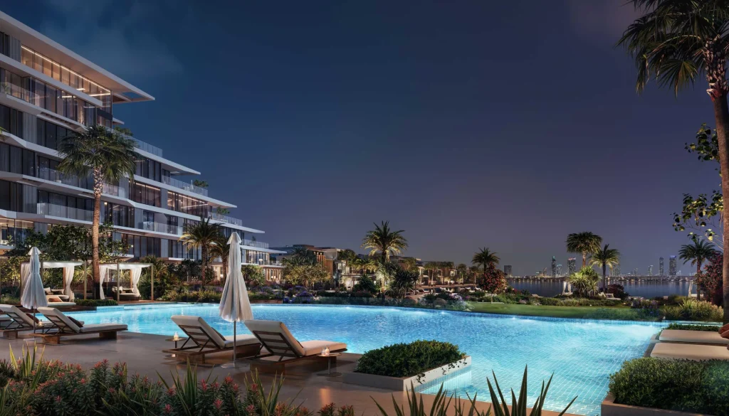 pools at Palm Central Private Residences by Nakheel in Palm Jebel Ali, Dubai