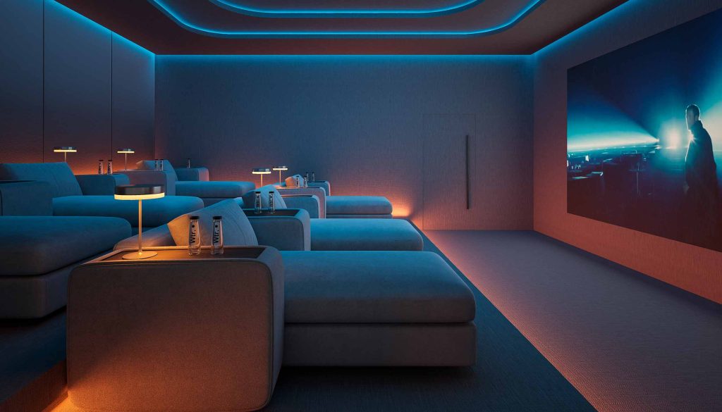 private cinema in Inaura Hotels & Residences by ARADA, Downtown Dubai