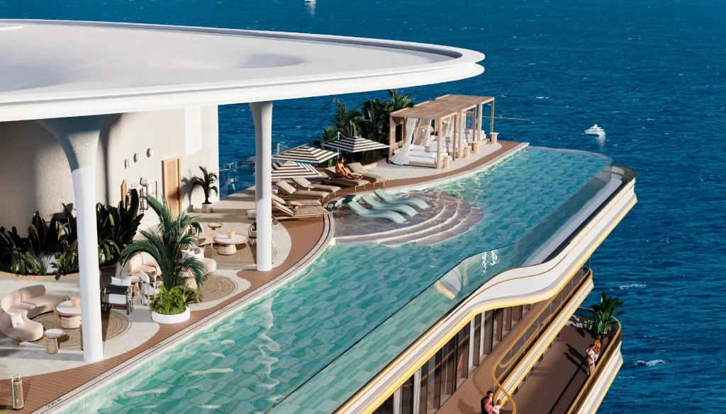 private pool at LIV Oceanside by LIV Developers in Dubai Islands Dubai
