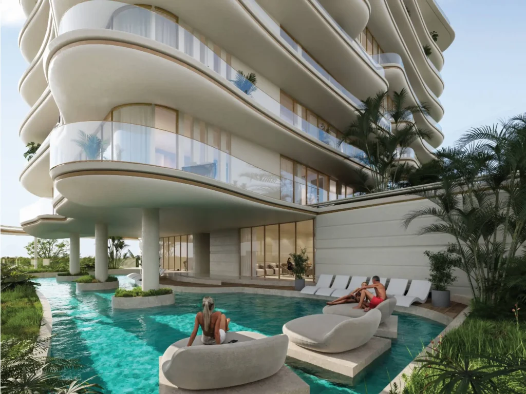 private pool in La Crystal by Al Madar on Dubai Islands, Dubai