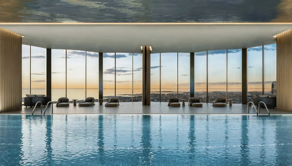 private pools at LUMENA ALTA by Omniyat in Business Bay Dubai