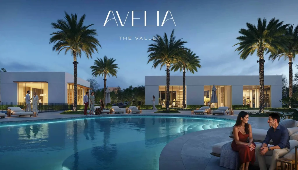 swimming pool in Avelia at The Valley by Emaar Properties, Dubai