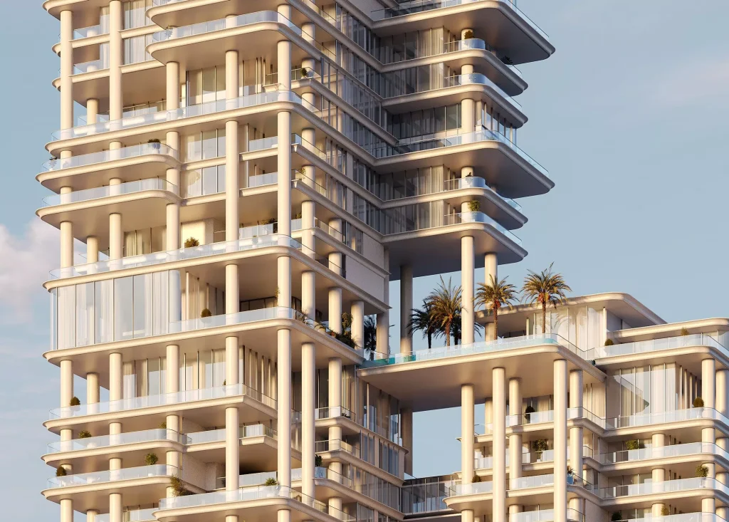the exterior design of VELA VIENTO by Omniyat, Dorchester Collection