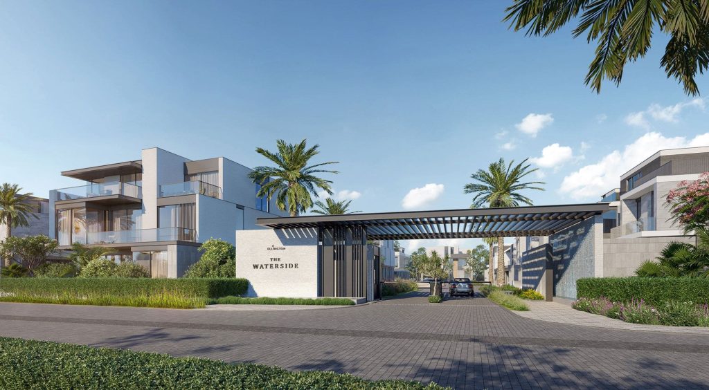 the gate of Lakeshore at The Sanctuary in MBR city by Ellington Properties