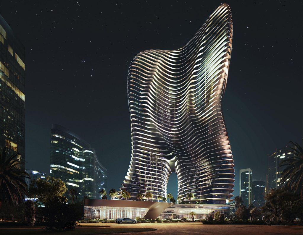the most luxurious tower of Bugatti Residences by Binghatti in Business Bay Dubai