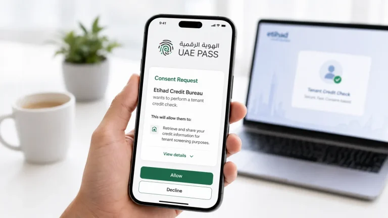 UAE Tenant Credit Score Checks Launched via UAE PASS: What the New System Does
